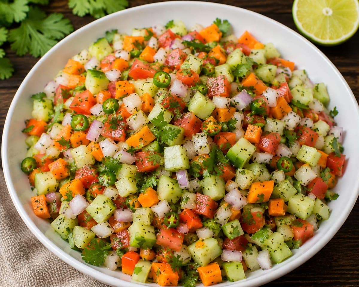 Carrot Cucumber Kosambari