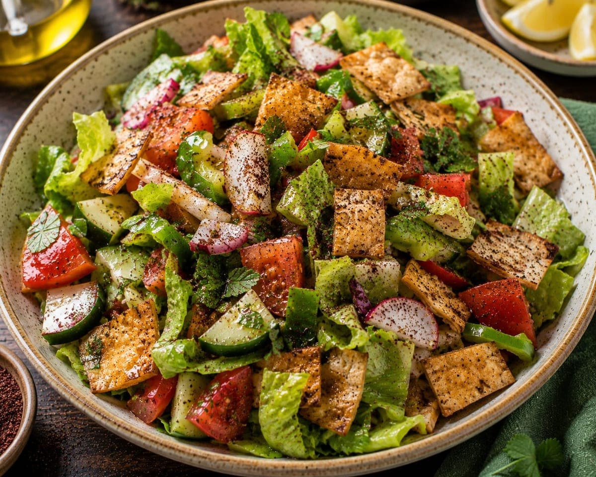 Lebanese Fattoush Salad