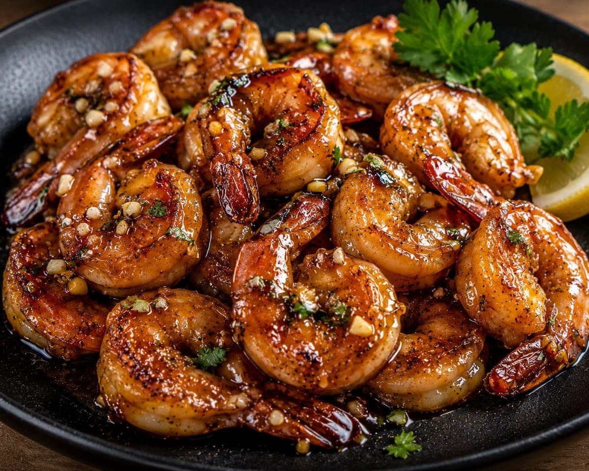 Honey Garlic Prawns