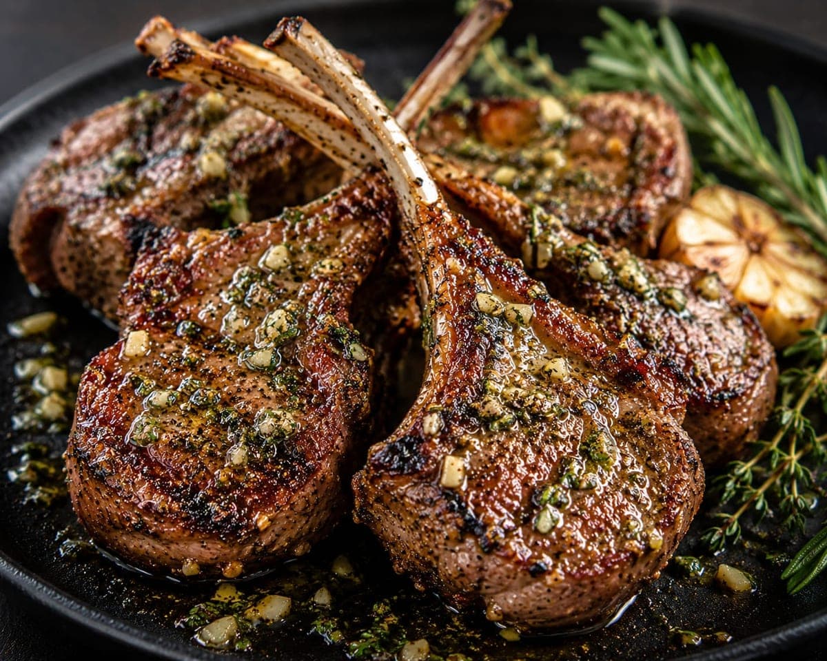 Garlic Herb Lamb Chops