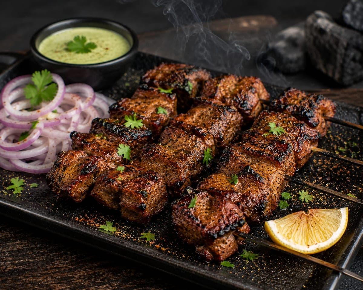 Smoky Mutton Tikka