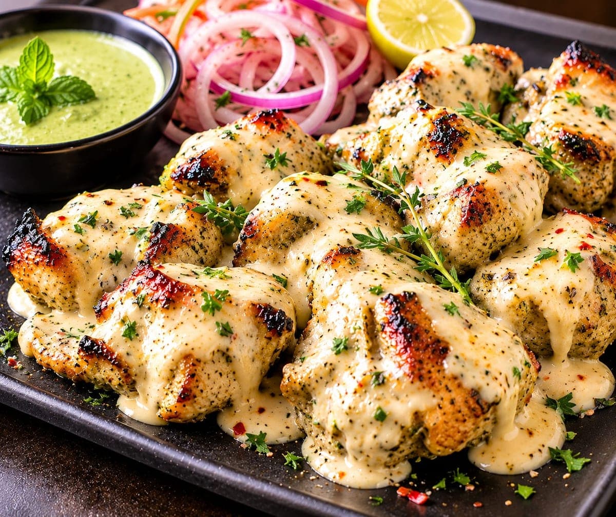 Thyme & Malai Fusion Chicken Tikka