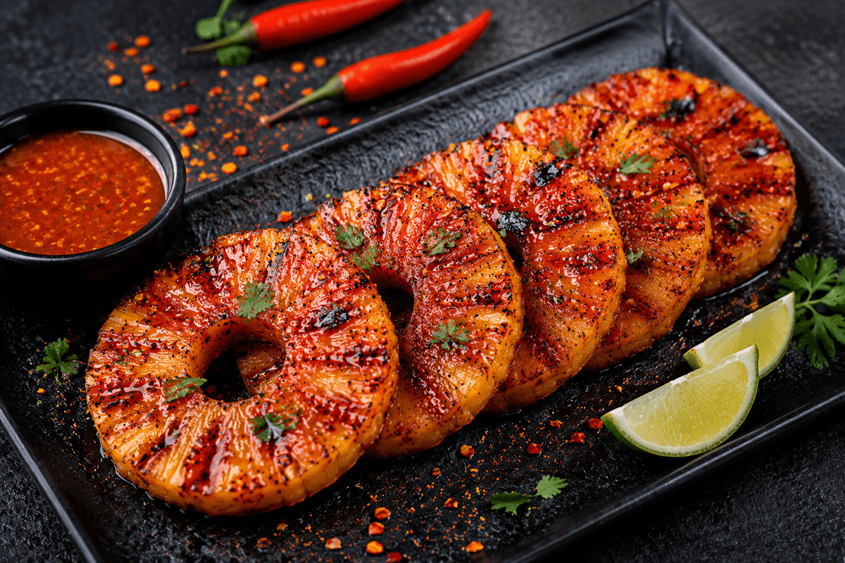 Honey Soy-Glazed Grilled Pineapple