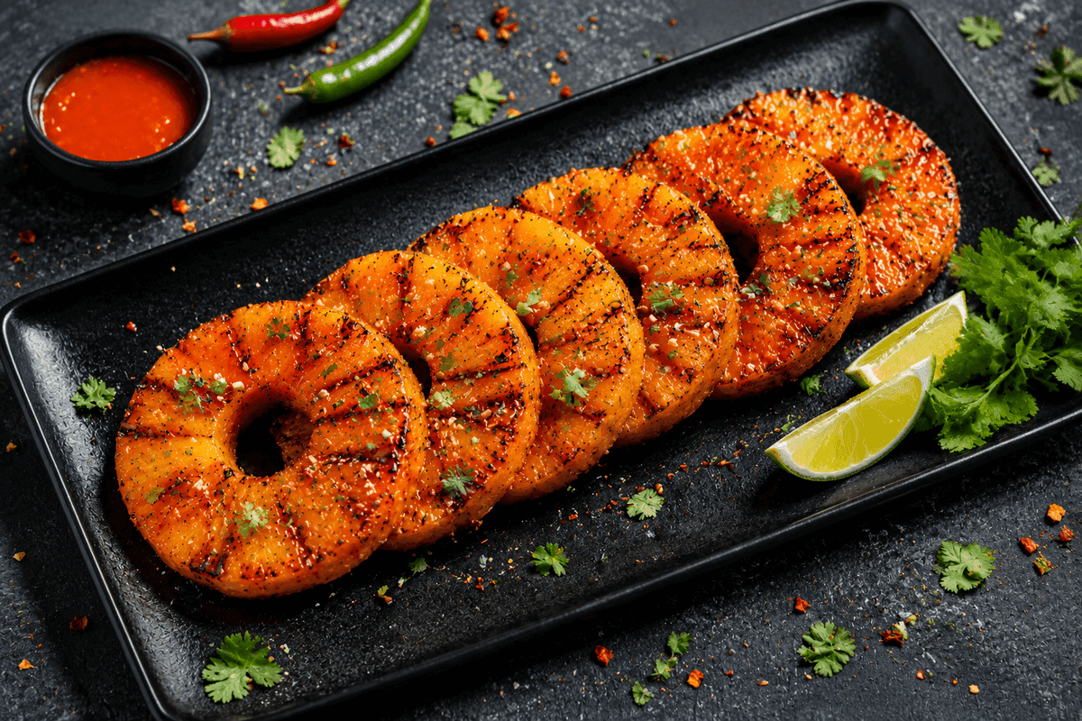 Smoky Peri-Peri Grilled Pineapple