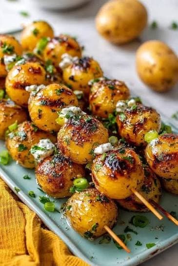 Signature Chargrilled Green Baby Potatoes